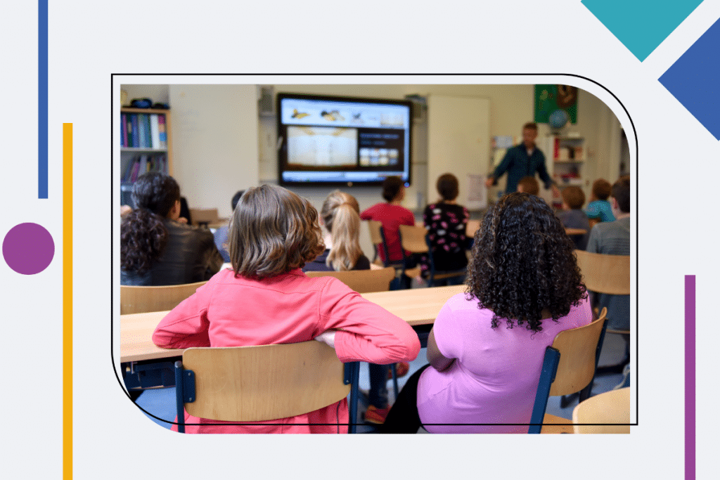 students in a classroom