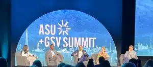 panel discussion at ASU+GSV